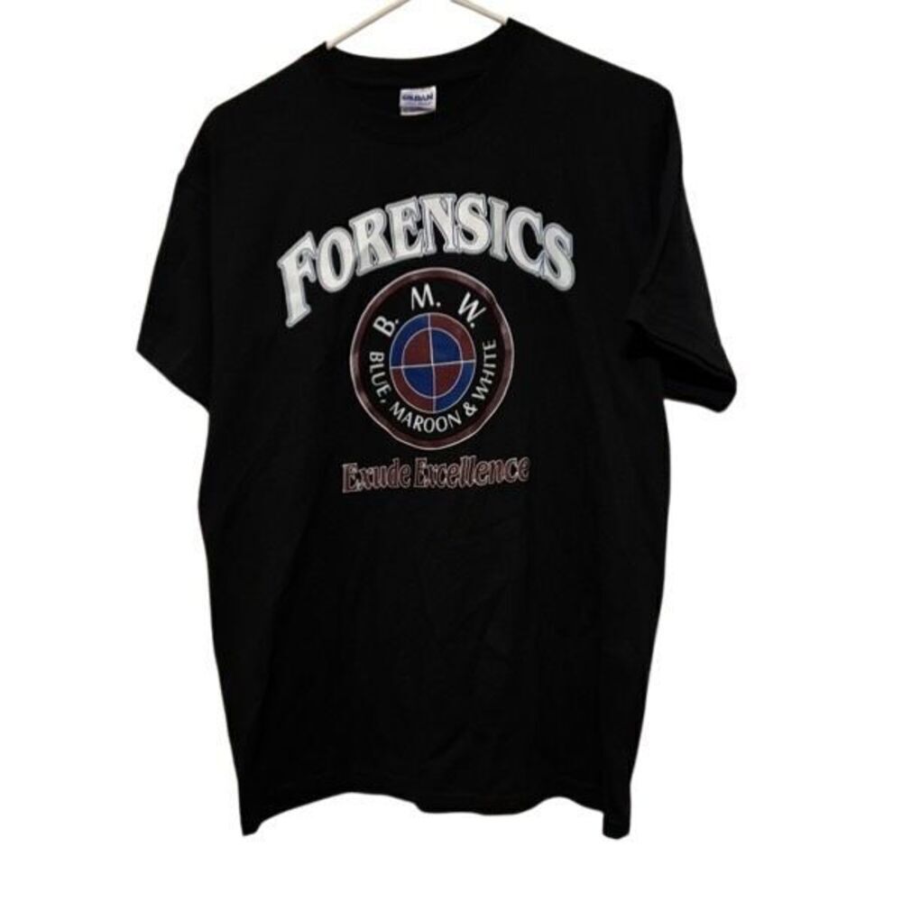 Forensics BMW Blue Maroon & White Extrude Excellence Size M T-Shirt